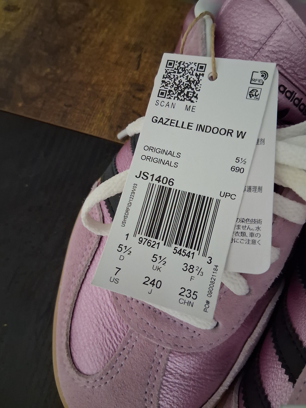 adidas Gazelle Indoor W Women’s Pink Athletic Sneakers - Picture 3 of 7